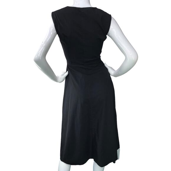 Chinchilla Womens Size 165/88A US S Dress Embroidered Floral A Line Square Neck - Picture 7 of 12